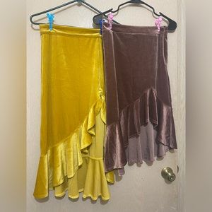 2 Forever 21 Ruffle Skirts - Women’s Size S